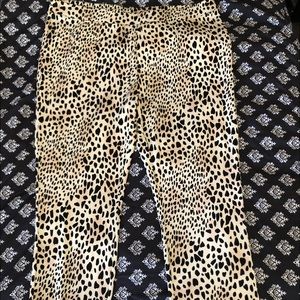 Leopard print pants